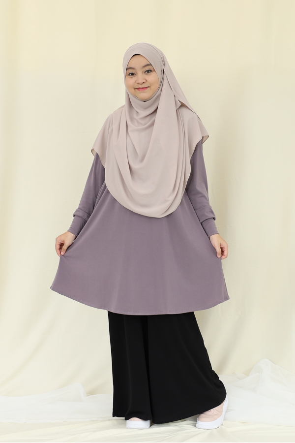 Luna Blouse - Warm Grey